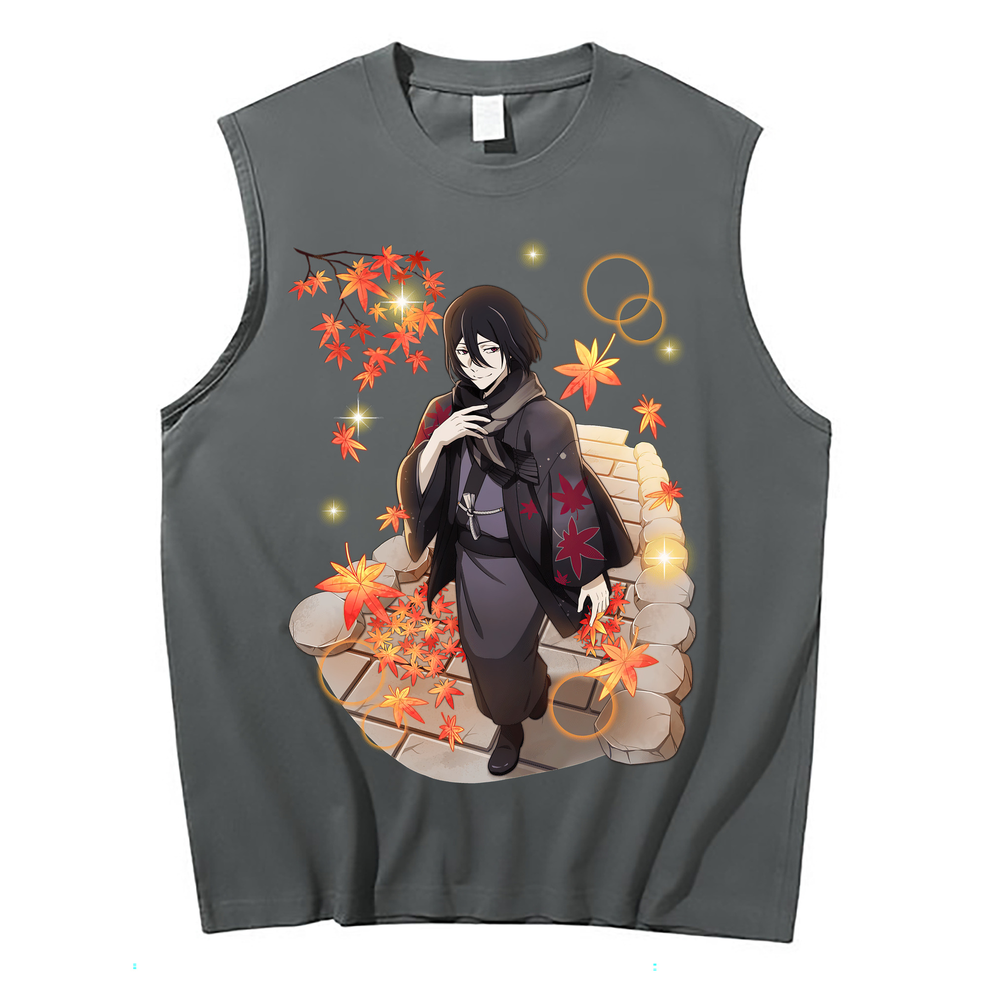 （画像用） 文豪ストレイドッグス Bungo Stray Dogs コットン100％タンクトップ（フロントプリント）